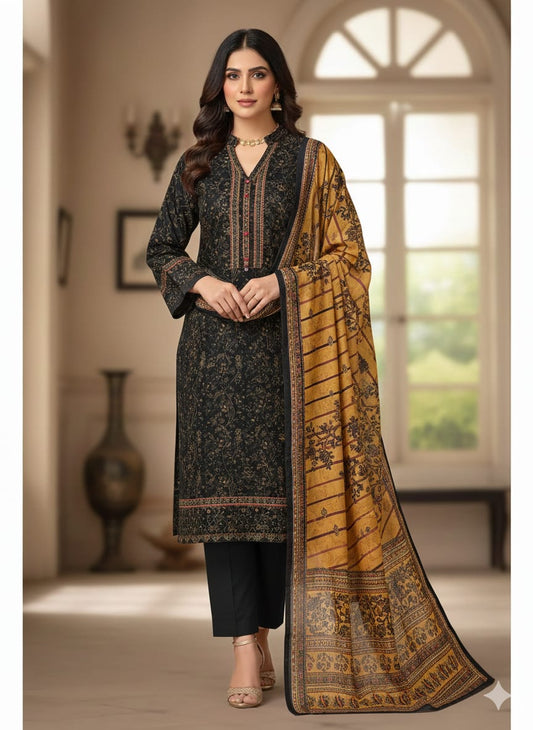 Dynasty Printed Swiss Lawn 3 PIC